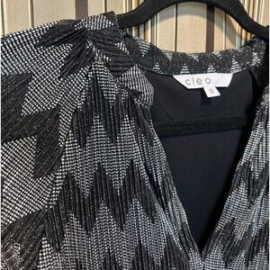 Chevron print top